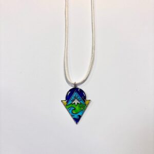 Mountain Peak Resin Necklace